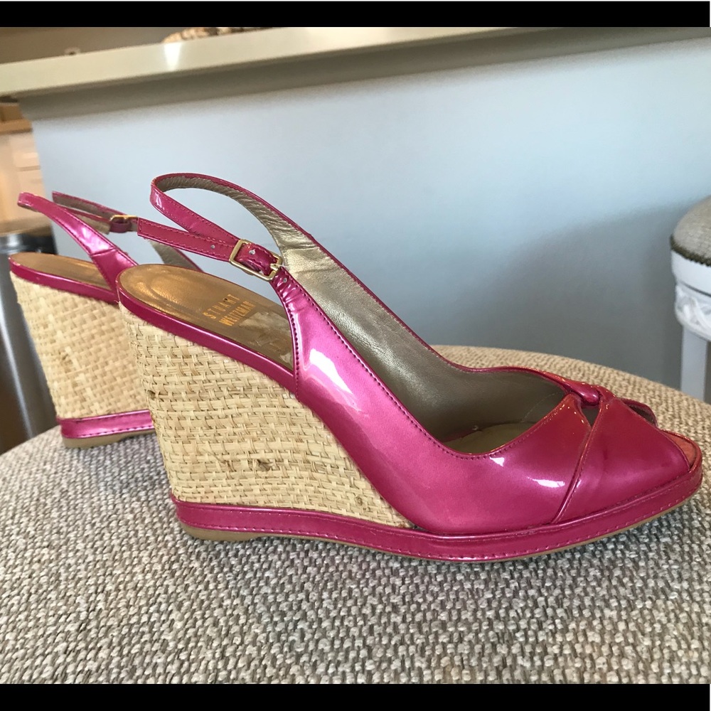 Stuart weitzman slingback wedges
